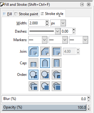 Setting Grid Properties Stroke Style Properties